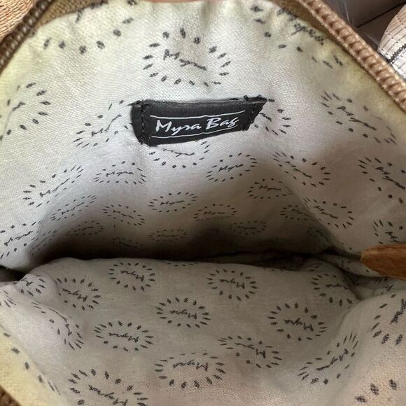 MYRA Crossbody Bag Canvas Hair-on Leather - Picture 8 of 10